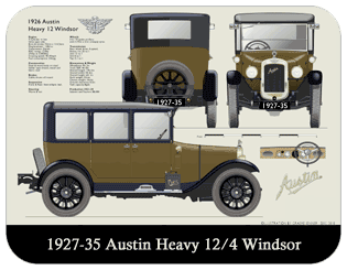 Austin Heavy 12/4 Windsor 1927-35 Place Mat, Medium